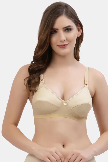 Skin  Non-Wired Flora Cotton Full-Coverage Bra